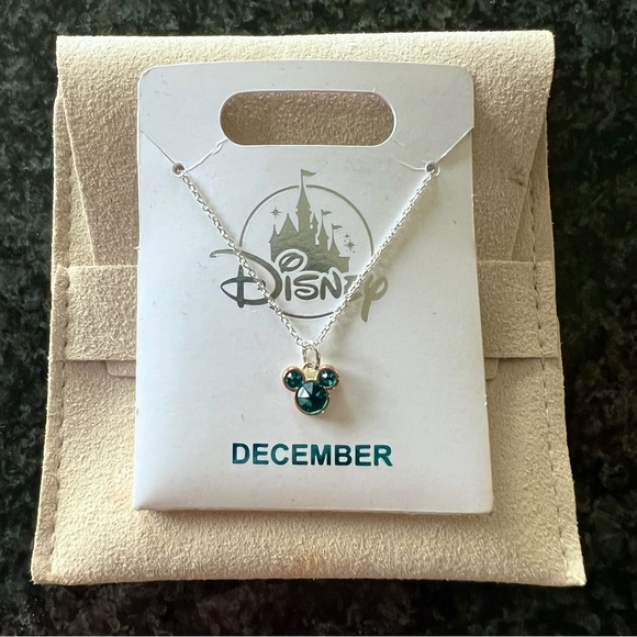 Disney Parks Mickey Mouse December Birthstone Necklace - Picture 1 of 2